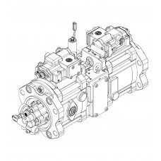 Головний гідравлічний насос Kawasaki K5V140DTP-1J9R-9C12-1AL для гусеничного екскаватора Hyundai R290LC-7A