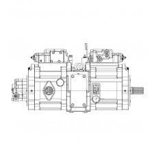 Головний гідравлічний насос Kawasaki K5V140DTP-1J9R-9C12-1AL для гусеничного екскаватора Hyundai R290LC-7A