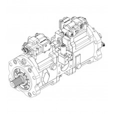 Головний гідравлічний насос K3V140DT-1CER-9C12-D до гусеничного екскаватора Hyundai R290LC-7