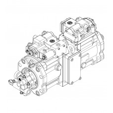 Головний гідравлічний насос K5V80DTP-1J9R-9N35 до гусеничного екскаватора Hyundai R160LC-9; R180LC-9, R180LC-9S