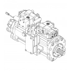 Головний гідравлічний насос K5V80DTP-1J9R-9N35 до гусеничного екскаватора Hyundai R160LC-9; R180LC-9, R180LC-9S