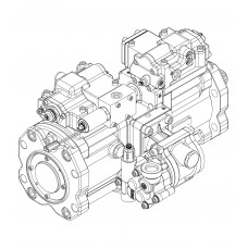 Головний гідравлічний насос K5V80DTP-1RPR-9C18 до колісного екскаватора JCB JS 175W