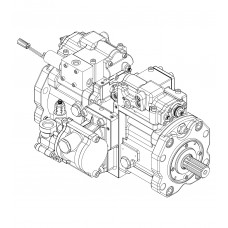 Головний гідравлічний насос K5V80DTP-1RPR-9C18 до колісного екскаватора JCB JS 175W